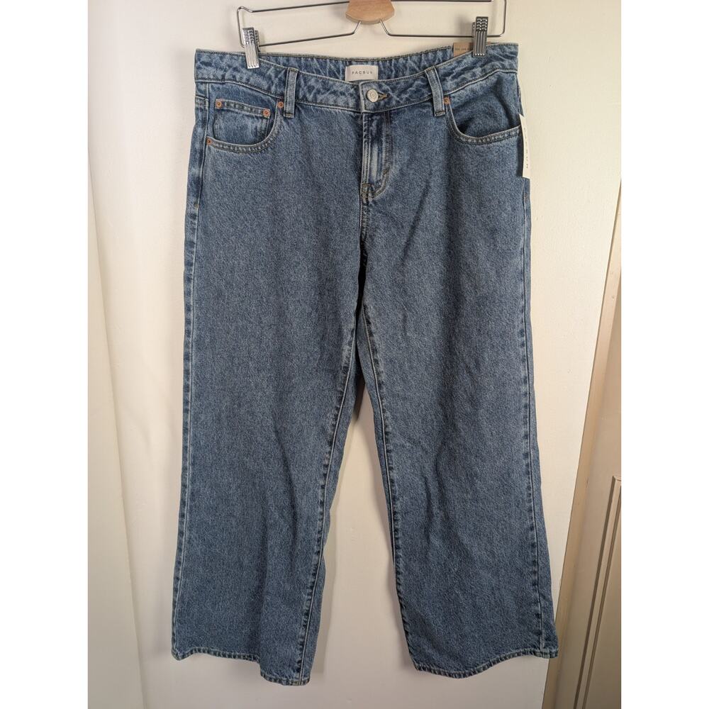 Pacsun Size 30 Zoe Low Rise Girlfriend Jeans Wide Leg Baggy Denim New